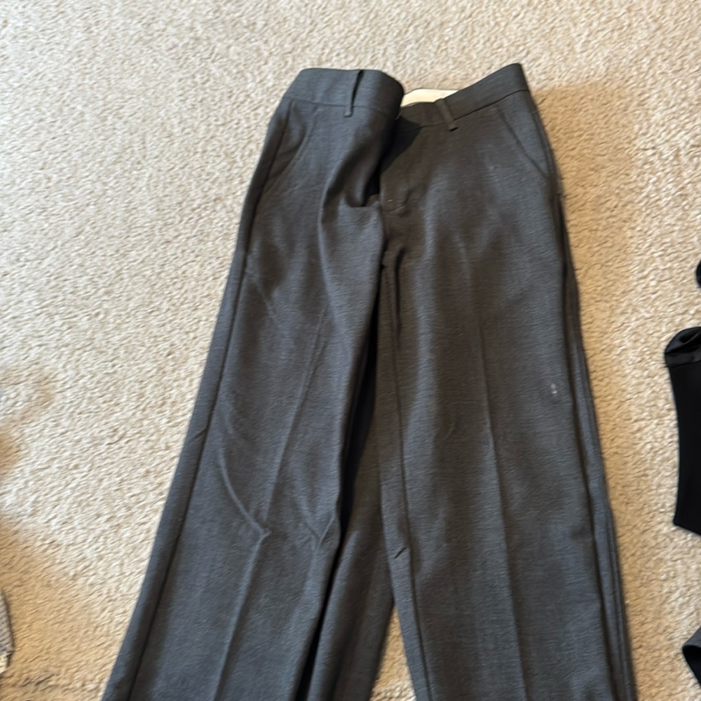 Boys pants and matching vest set dark gray